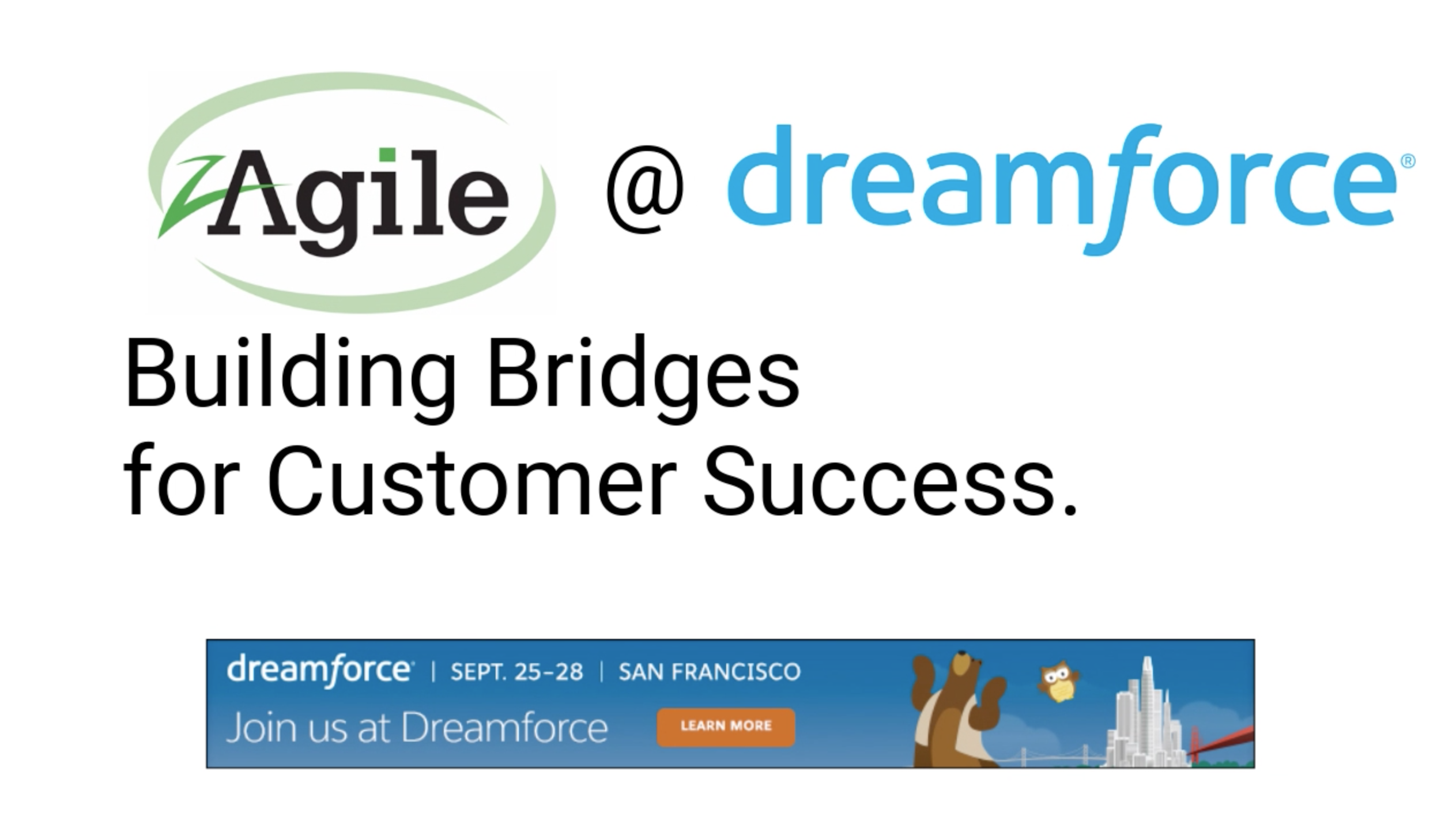 zAgile @ Dreamforce 2018 – Overview